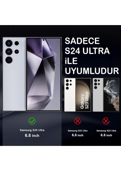 Samsung S24 Ultra Şeffaf Magsafe Kılıf Mtl Aksesuar