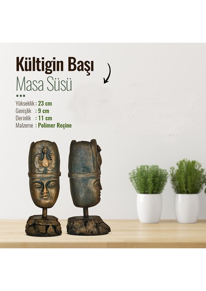 Kültigin Başı Masa Süsü (Orjinal Kopya