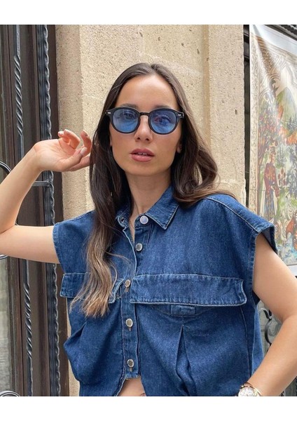 GL 314 48 19 C01 138 İndigo Unisex Güneş Gözlüğü