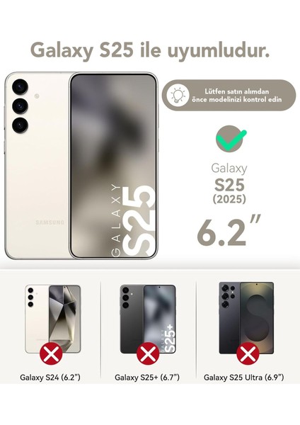 Samsung S25 Standlı ve Cüzdanlı Kılıf Mtl Aksesuar