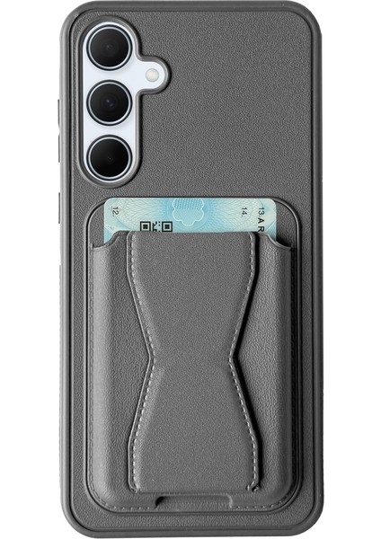 Samsung S25 Standlı ve Cüzdanlı Kılıf Mtl Aksesuar