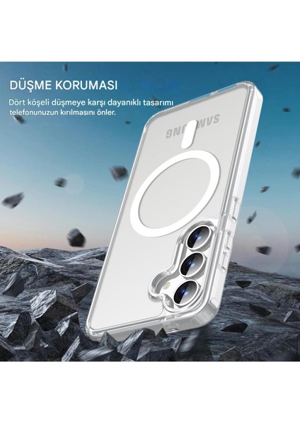 Samsung S25 Şeffaf Magsafe Kılıf Mtl Aksesuar modelleri