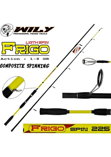 Frigo Light Spin Kamış 225 cm 1 - 8 gr