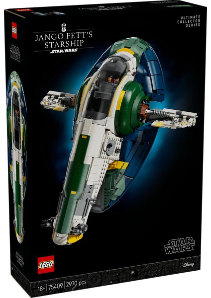 75409 Lego® Star Wars™ Jango Fett'in Firespray Sınıfı Starship’i