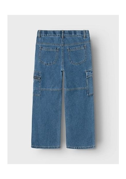 Kız Çocuk Geniş Paça Kot Pantolon fırsatları