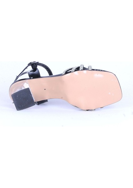 Moda Ayakkabı 532 Parlak Taşlı 7cm Şefaf Topuklu Ayakkabı fırsatları