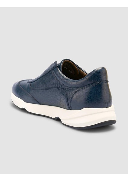 %100 Hakiki Deri Lacivert Erkek Spor Ayakkabı indirimleri