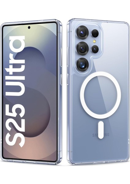 Samsung S25 Ultra Şeffaf Magsafe Kılıf Mtl Aksesuar