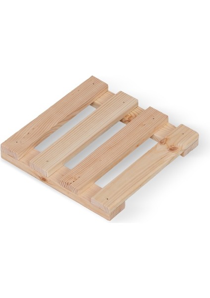 Ahşap Palet Desenli Nihale, Çaydanlık Altlığı, Tencere ve Tava Altlığı 30X25 cm