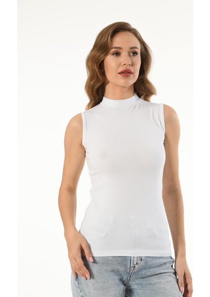 6'lı Likralı Balıkçı Yaka 0 Kol