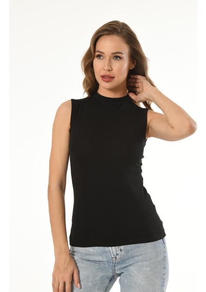 6'lı Likralı Balıkçı Yaka 0 Kol