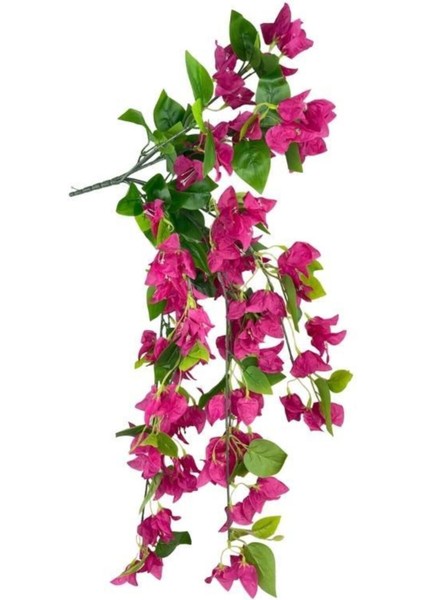 Yapay Çiçek Fuşya Begonvil Çiçeği 8dallı 70 cm Sarkan Çiçek