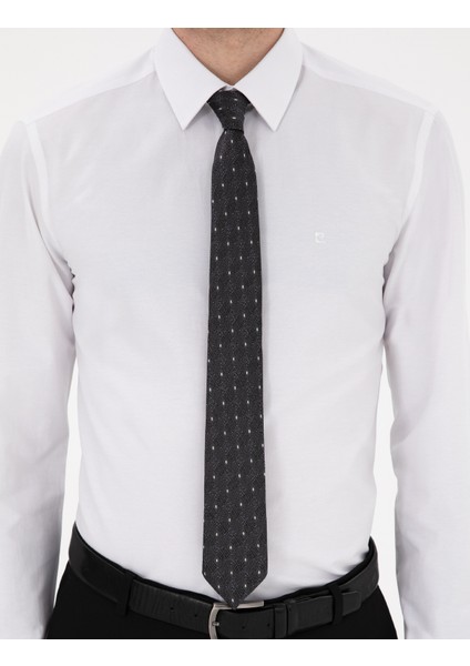 Erkek Beyaz Slim Fit Uzun Kollu Basic Gömlek 50307297-VR013
