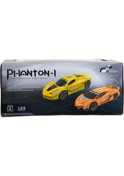 Full Fonksiyon Pilli 1:22 Ölçek Uzaktan Kumandalı Mavi Yarış Arabası modelleri