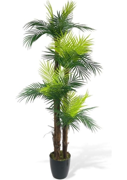 Yapay Ağaç Palmiye 36YAPRAK 4katlı 160 cm Salon Çiçeği Yapay Çiçek