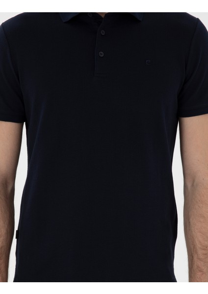Erkek Lacivert Slim Fit Tişört 50302608-VR033