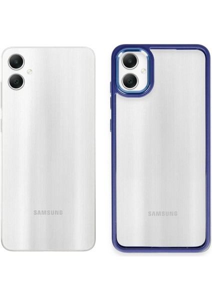 Samsung Galaxy A05 Kılıf Power Silikon - Lacivert Gnzrz