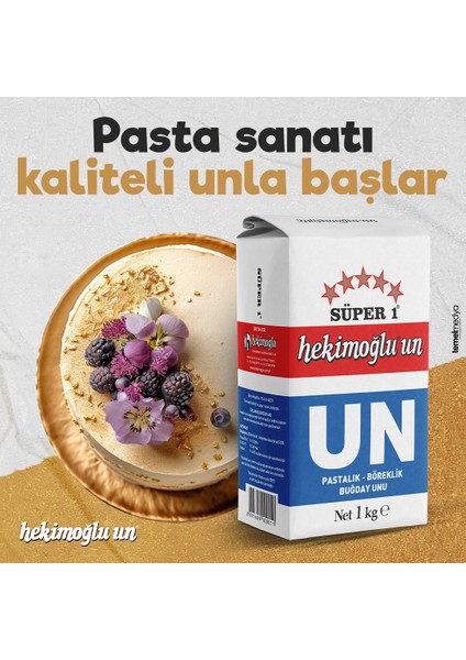 5kg Süper1 Pastalık Böreklik Buğday Unu