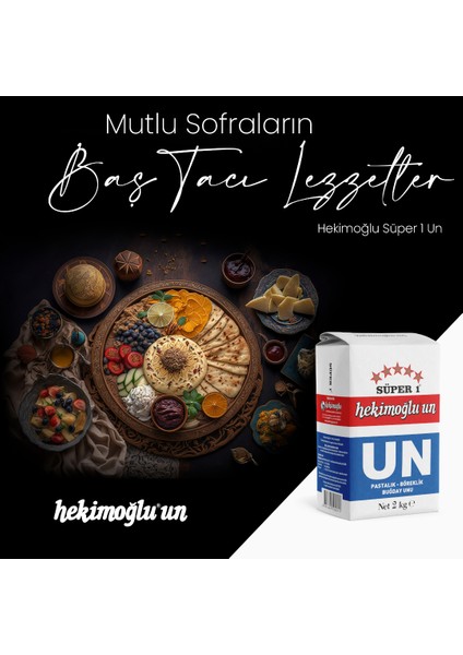 5kg Süper1 Pastalık Böreklik Buğday Unu