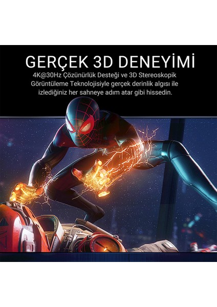 Veggieg V-H108 18GBPS Hdr 4K 60Hz 3D HDMI 2.0 Kablo 3 Metre