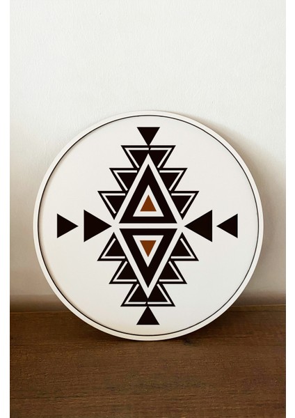 Ahşap Mdf Kahve Sunum Tepsisi M17 3'lü Set