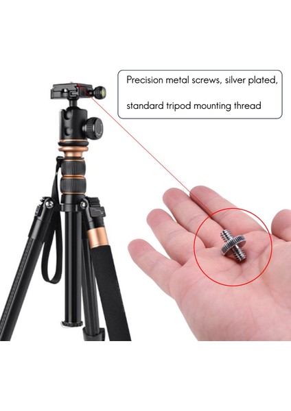 5 Parça 1/4 Inç Erkek 1/4 Inç Erkek Metal Dişli Vida Adaptörü Tripod Vida Dönüştürücü Dslr Kamera Için, Tripod, Monopod, Omuz Rig, Işık Standı, Kamera Kafesi (Yurt Dışından)