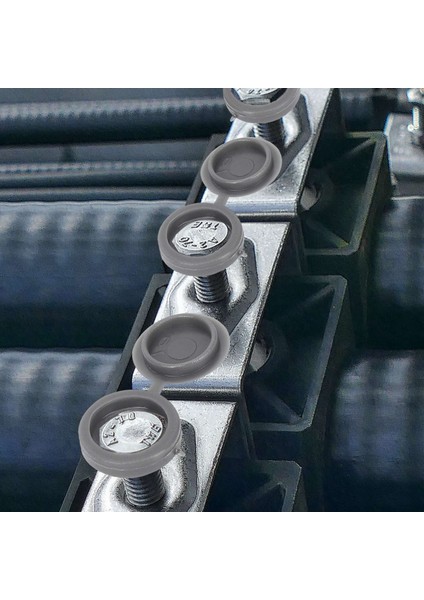 200 Adet Vidalı Kapak Plastik Menteşeli Vida Başı Kapakları Vida Kapak Kapakları Geçmeli Yedek Vida Dekoratif Kapaklar (Gri) (Yurt Dışından) modelleri