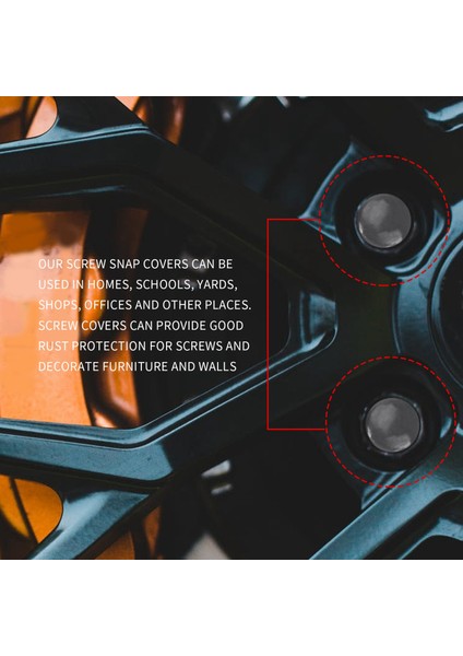 200 Adet Vidalı Kapak Plastik Menteşeli Vida Başı Kapakları Vida Kapak Kapakları Geçmeli Yedek Vida Dekoratif Kapaklar (Gri) (Yurt Dışından) fırsatları