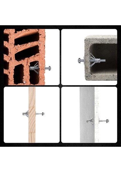 Içi Boş Sürücü Duvar Ankraj Vidaları Aracı Ağır Içi Boş Duvar Dübelleri Aracı Alçıpan Sabitleme Aracı Cheville Cıvata (Yurt Dışından) fırsatları