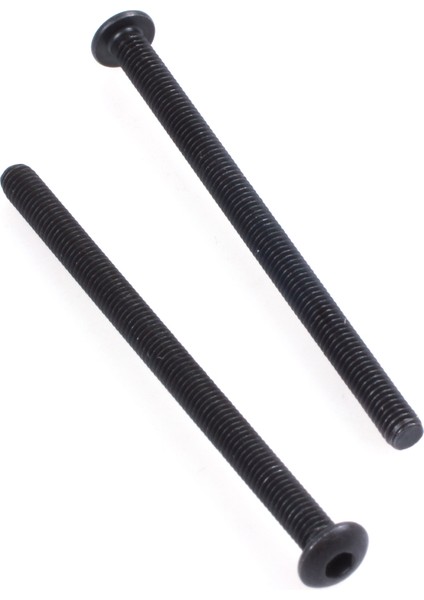M3 x 45MM Alaşımlı Çelik Altıgen Soket Düğme Başlı Vidalar Siyah 20 Adet (Yurt Dışından)