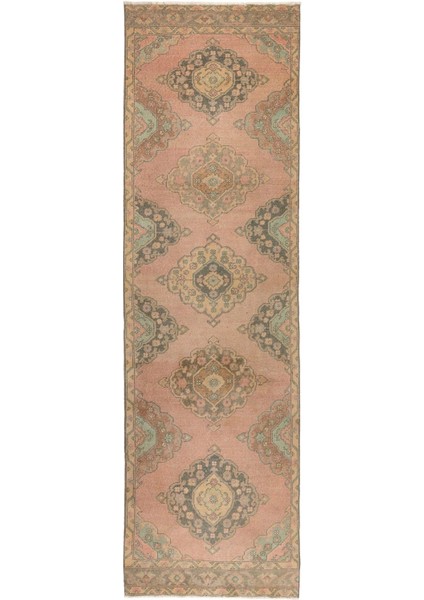 110 x 370 cm El Yapımı Yolluk Halı, Koridor Dekoru Için Antre Hol Halı