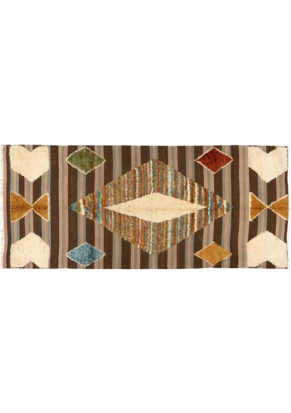 140 x 315 cm Çağdaş ve Modern Tülü Halı, Yün. El Yapımı Tülü Kilim. Özel Seçenekler Mevcut