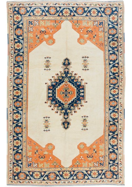 201 x 310 cm Yatak Odası, Oturma Odası, Yemek Odası ve Mutfak Için El Düğümlü Alan Halısı, Yün
