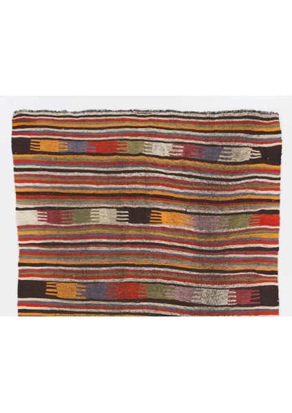 166 x 273 cm Çok Renkli Eski El Yapımı Kilim, Ev Dekoru Için Düz Dokuma Kilim fiyatları