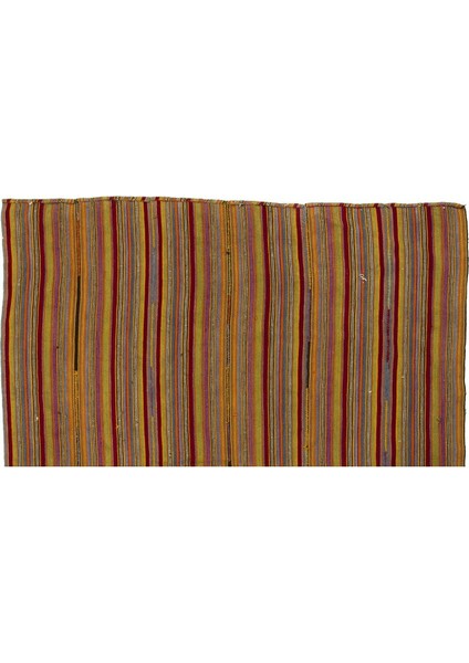 188 x 217 cm Çizgi Desenli Eski Kilim, Rustik Düz Dokuma Kilim fiyatları