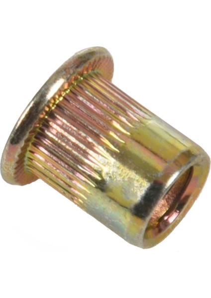 M6X12MM Düz Kafa Dişli Perçin Somun Takma Nutsert Bağlantı Elemanları 50 Adet (Yurt Dışından)