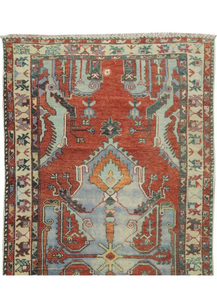 119 x 268 cm Koridor Dekoru Için Benzersiz Eski Geometrik Yolluk Halı, Antre Hol Halı fırsatları