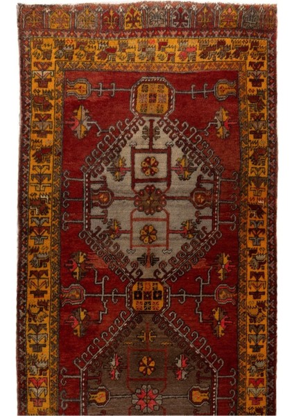 145 x 440 cm Eşsiz El Dokuması Eski Yün Köy Halısı fiyatları