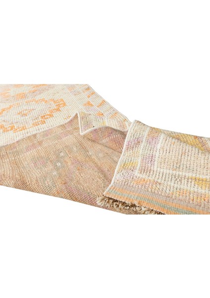 82 x 385 cm El Yapımı Eski Anadolu Yün Yolluk Halısı, Dar Koridor Halısı