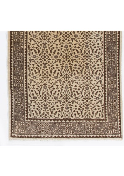 112 x 210 cm El Düğümlü Eski Çiçekli Uşak Halı. Ofis ve Ev Dekorasyonu Için Idealdir, Dekoratif Halı modelleri