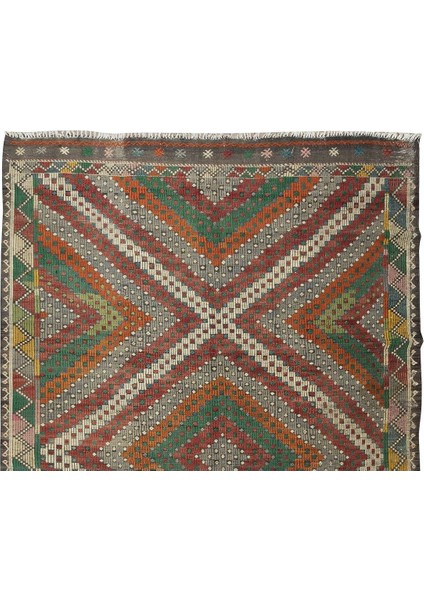 178 x 280 cm Eski Dekoratif El Dokuması Cicim Kilim. Yün. Jijim Kilim Halı fırsatları