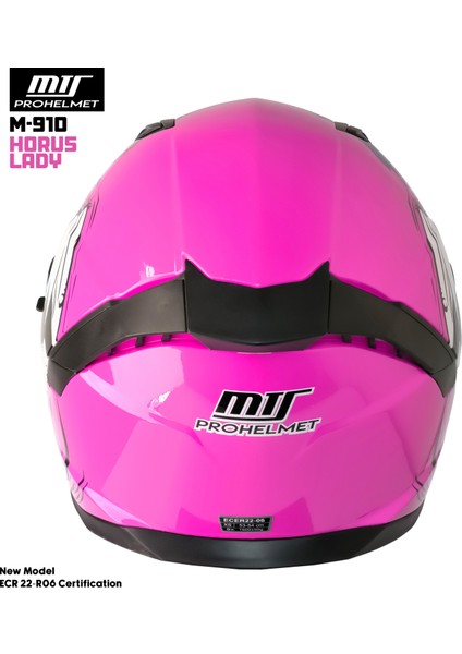 M-910 Horus Lady Güneş Vizörlü Kask (Gökkuşağı Camlı) fırsatları