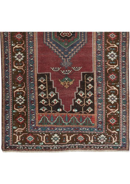 138 x 262 cm Orta Yüzyıl Şark Halısı, El Dokuma 1960'LARDAN Yünlü Halı