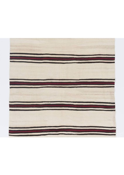 153 x 417 cm El Dokuması Eski Çizgi Desenli Yolluk Kilim. Düz Dokuma Halı. Yün. Çift Yönlü Kilim modelleri