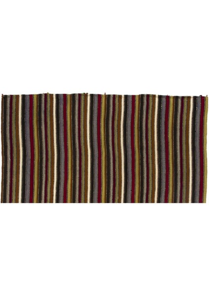 168 x 178 cm Eski El Dokuması Kilim, Benzersiz Düz Dokuma Çok Renkli ve Çizgi Desenli Kilim fiyatları