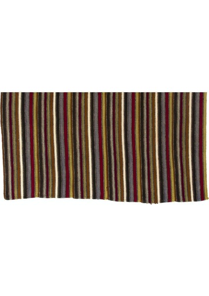 168 x 178 cm Eski El Dokuması Kilim, Benzersiz Düz Dokuma Çok Renkli ve Çizgi Desenli Kilim modelleri