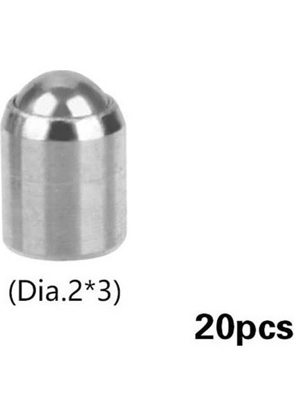 20 Adet 2X3MM Paslanmaz Çelik Bilyalı Piston Yay Bilyalı Piston Itmeli Bilyalı Yay Bilyalı Pistonlar Set Vidalar Cıvatalar (Yurt Dışından)