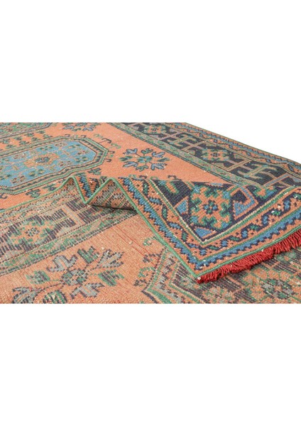 137 x 334 cm Koridor Veya Giriş Yolu Dekoru Için Eski El Yapımı Yünlü Yolluk Halı, Antre Hol Halı modelleri