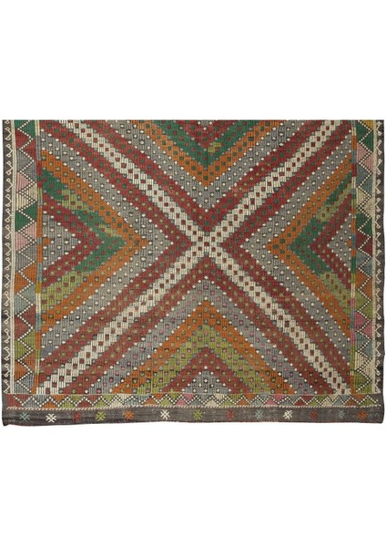 178 x 280 cm Eski Dekoratif El Dokuması Cicim Kilim. Yün. Jijim Kilim Halı indirimleri