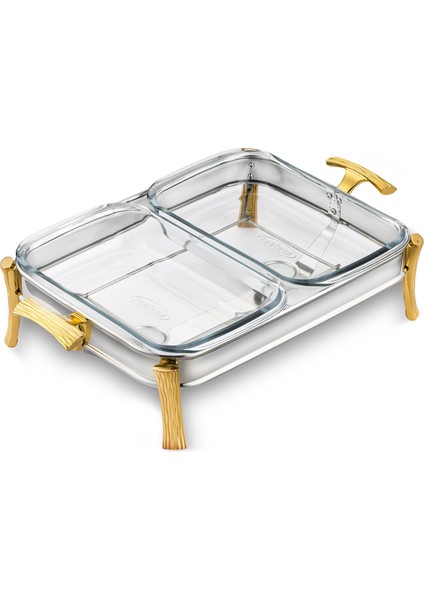 Herencia Gold Isıtmalı Servis Seti 2*1, 5 Litre fırsatları